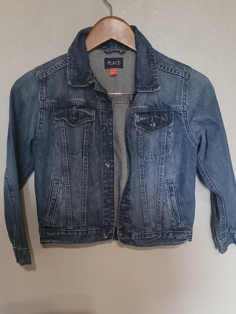 The Children's Place Girls' Blue Denim Jacket